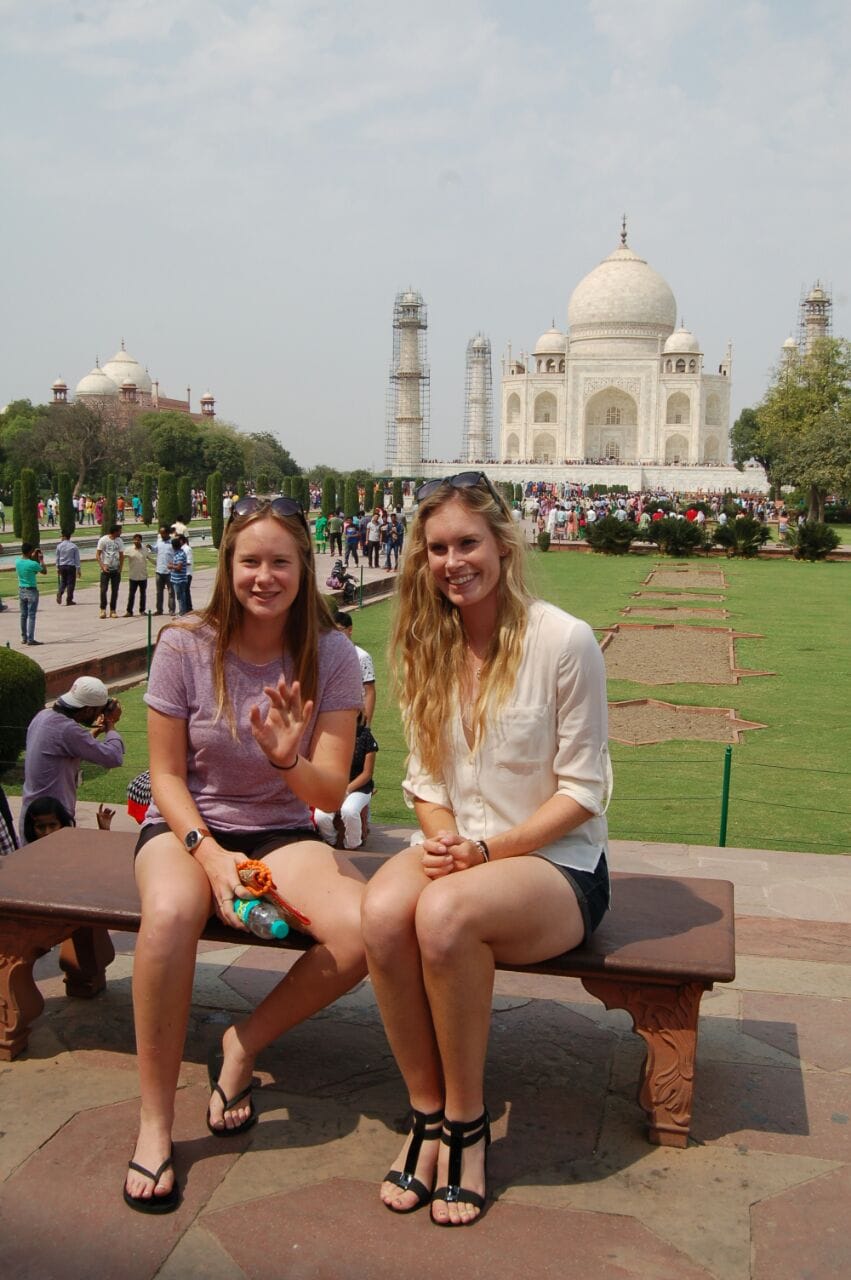 Australia's women cricketers saw the Taj