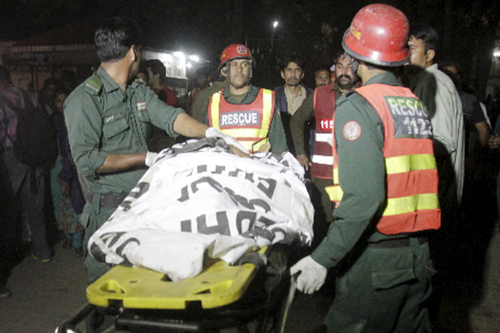 Suicide bomber kills 69 people at park in Lahore