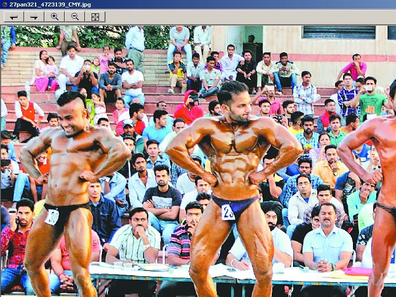 body building championship, sharik elected mr. panchkula