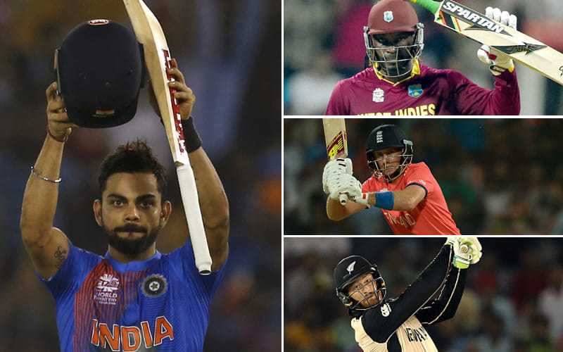 semi final: four teams batsman performance in icc t20 world cup