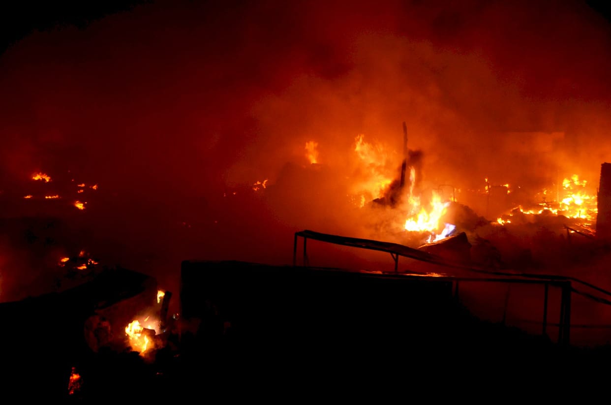  Truth behind fire in Patrakarpuram in Lucknow.