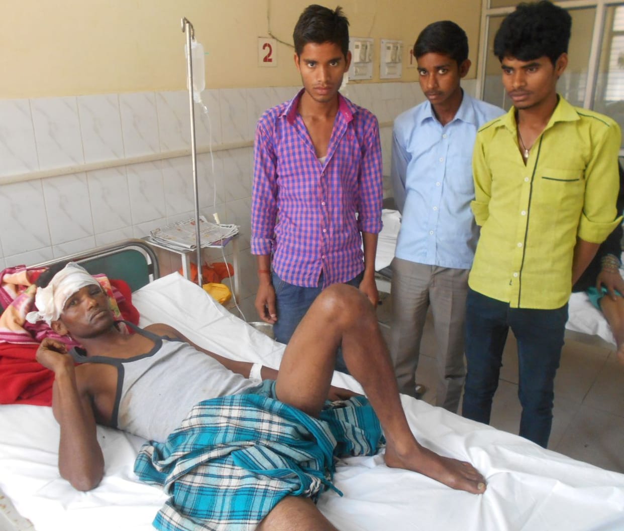 Four injured in accident, one serious