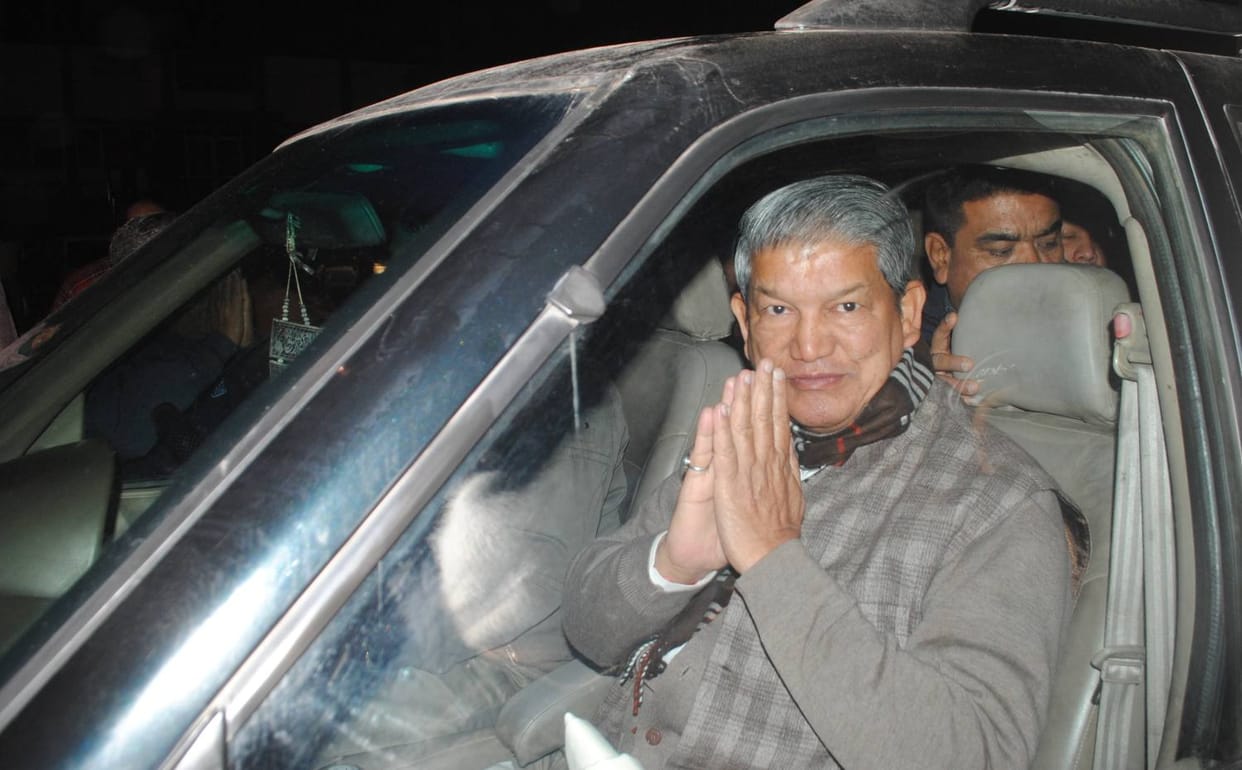 harish rawat sting effect after floor test.