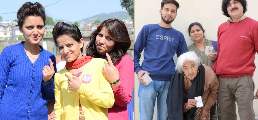 youth voting in dharamsala municipal corporation elections