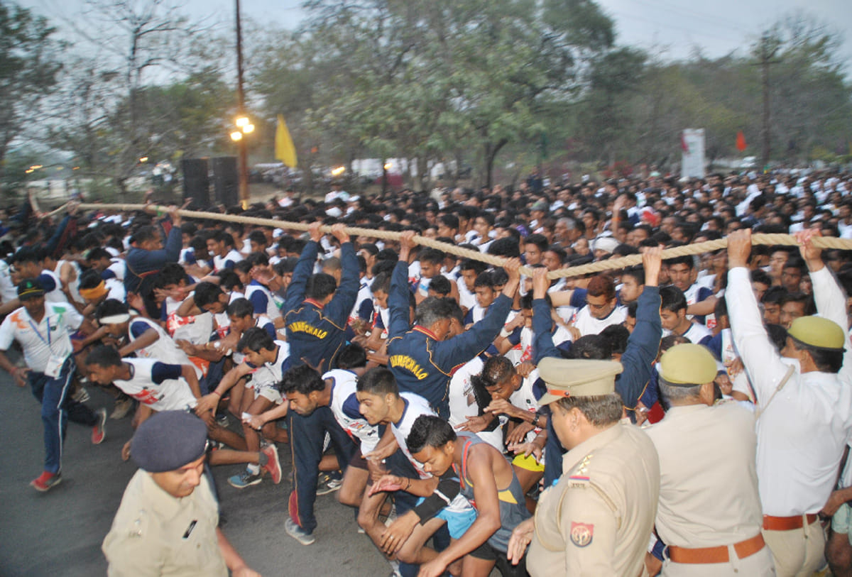 umesh won the dream run in meerut