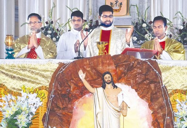 prayer in church on the ocasion of ister