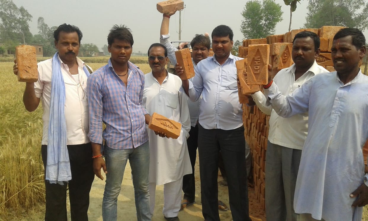 against substandard brick