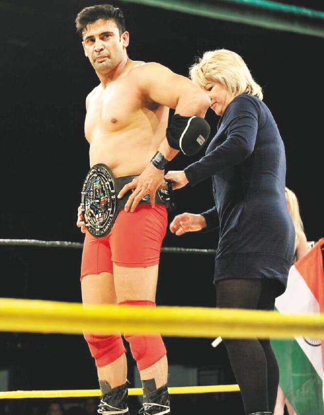 Mortal Kombat became world champion in the ring again, sangram singh