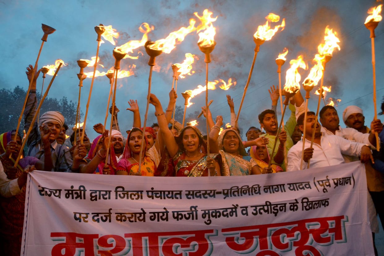 Samajvadi party infighting on the surface