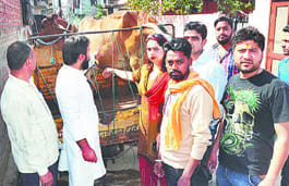 uproar at the police post 