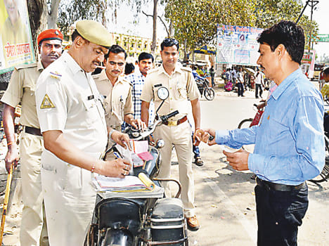 The ritual involved in investigating traffic personnel