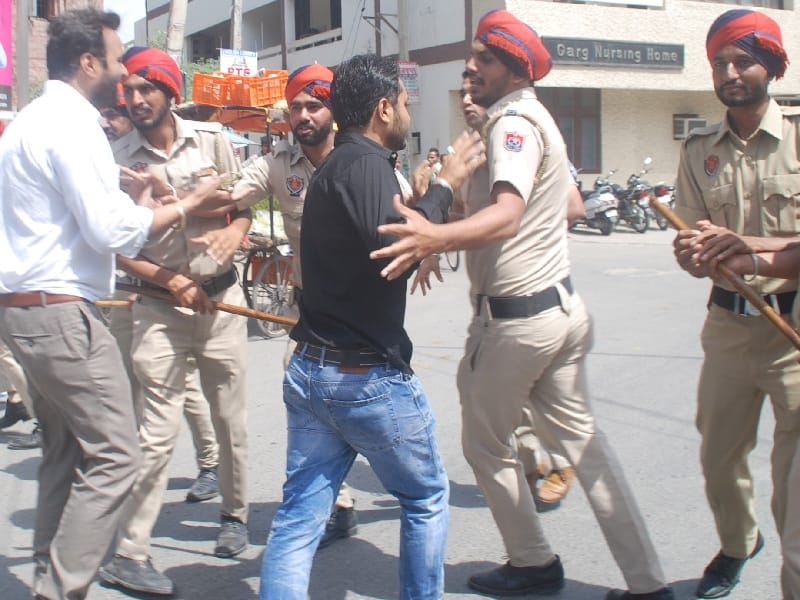 jewellers, protest in bhatinda, jewellers protest in bhatinda
