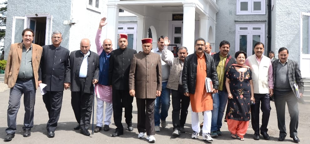  BJP walkout from hp vidhansabha, cm virbhadra challenge bjp.