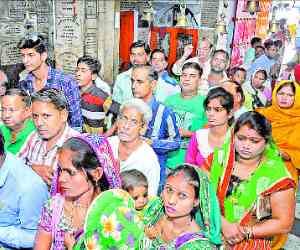 Monastery-temple devotees descended on Tue Budhwa