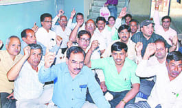 DIOS office protested at