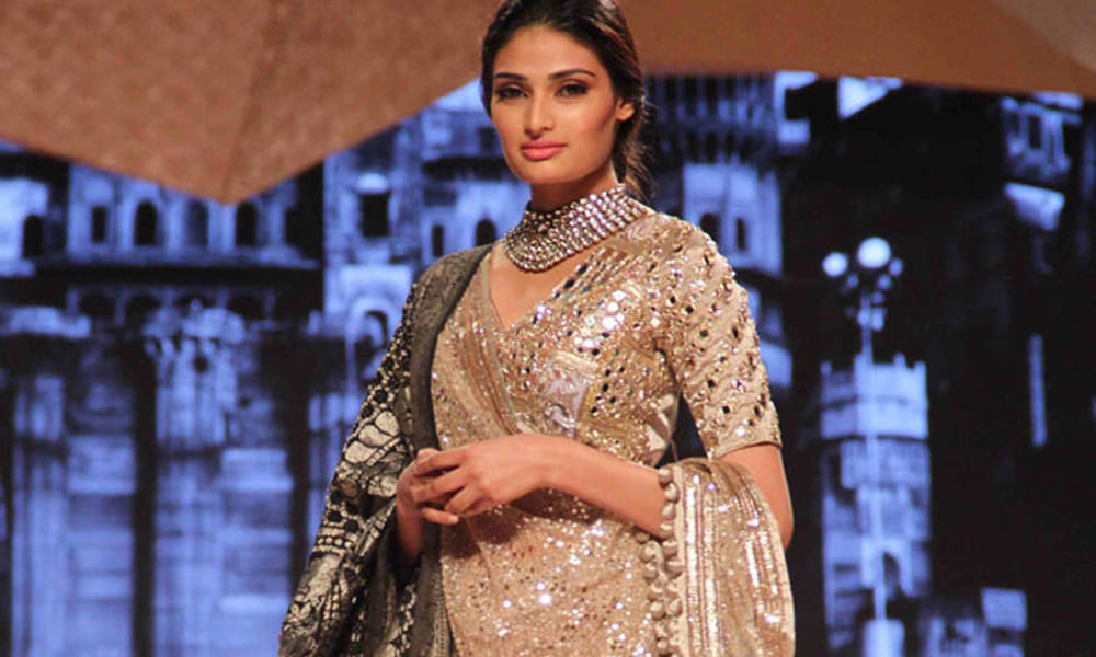 Manish malhotra show's his collection for cancer patients