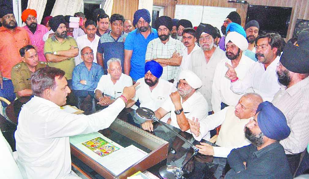 SSP angry BJP