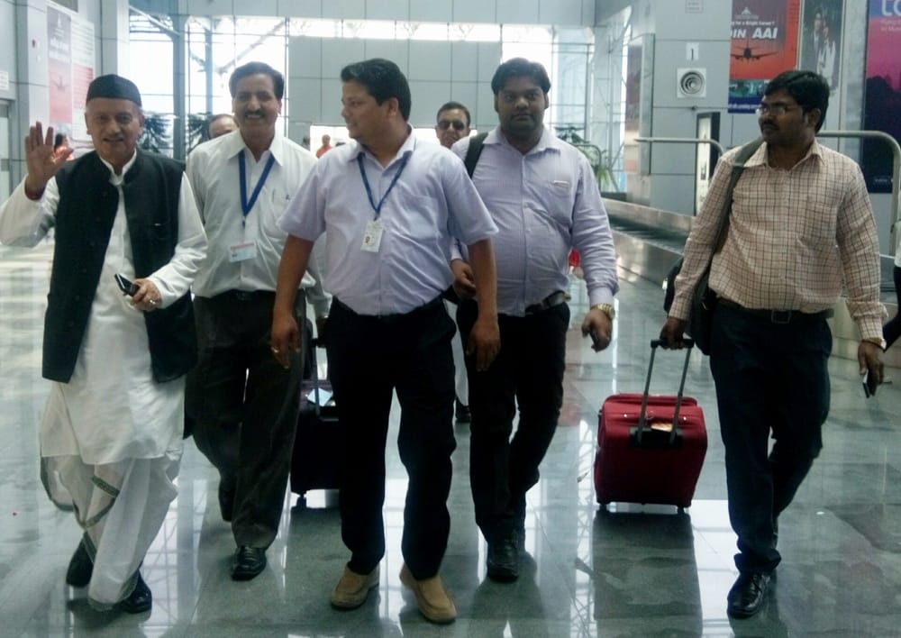 BJP MALs welcome at jollygrant airport