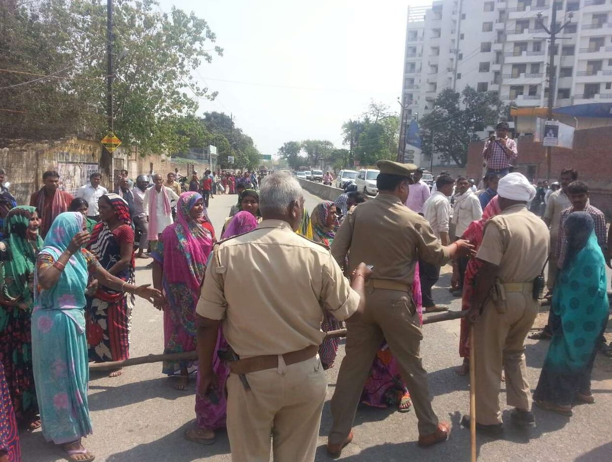 Furore over woman's death, stoned