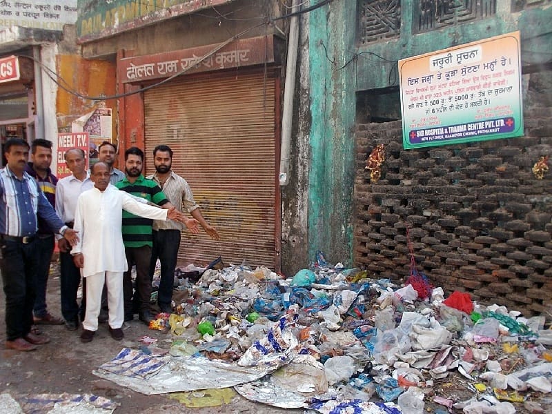 dranage block, pathankot dranage block, protest pathankot, protest against MLA, amritsar