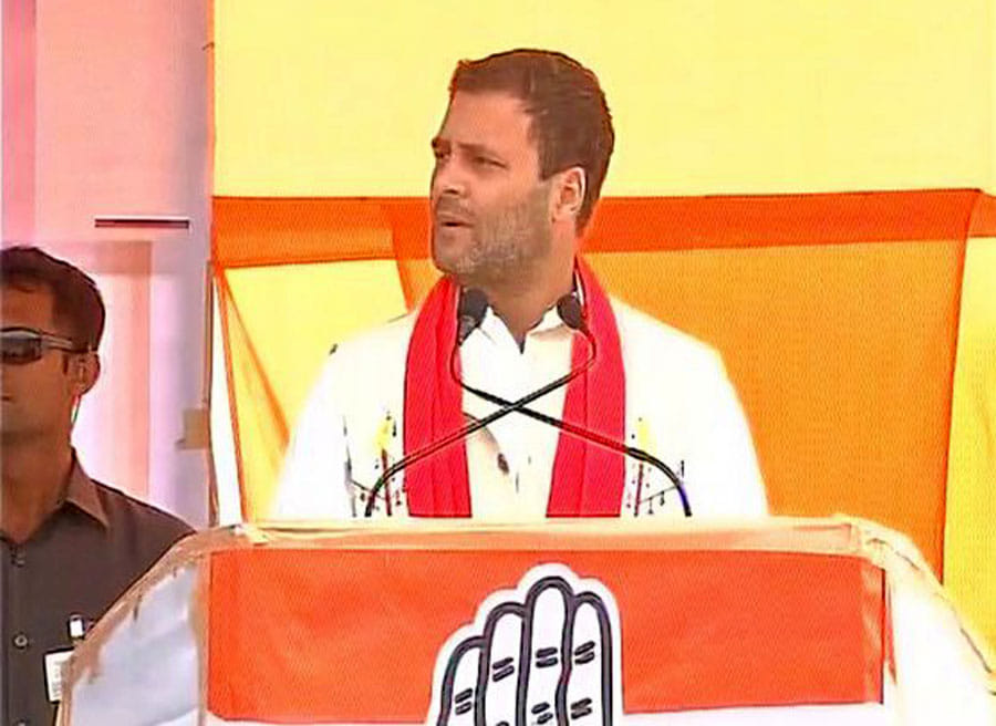 rahul gandhi addresses election rally in assam