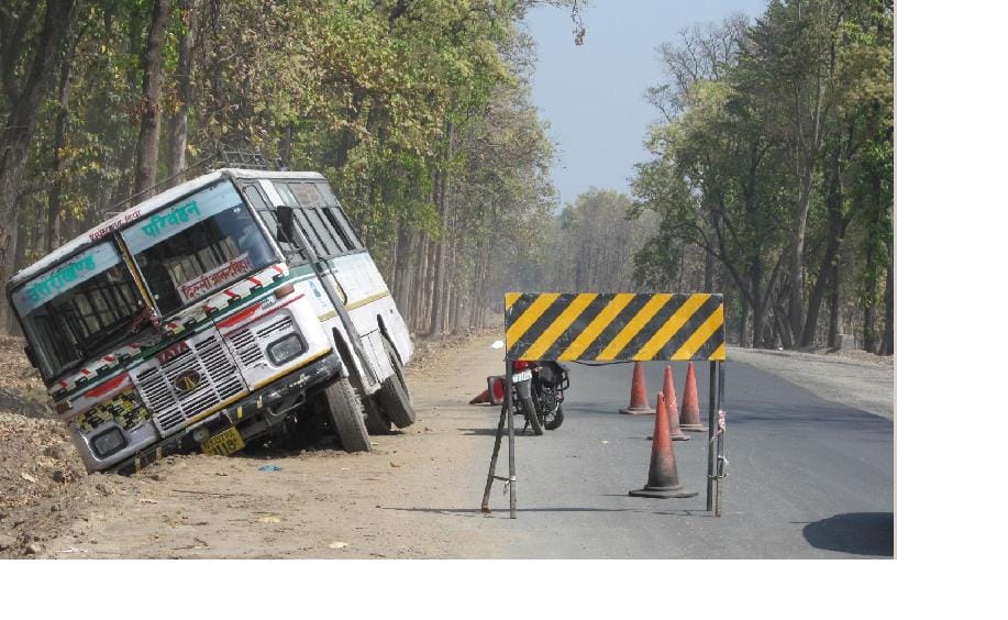 Roadways bus survived crashing