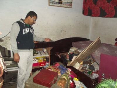Transporter's house cash Including the theft of five million