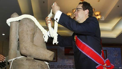 us museum returns statue of hindu lord cambodia