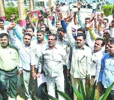 Village leaders protest