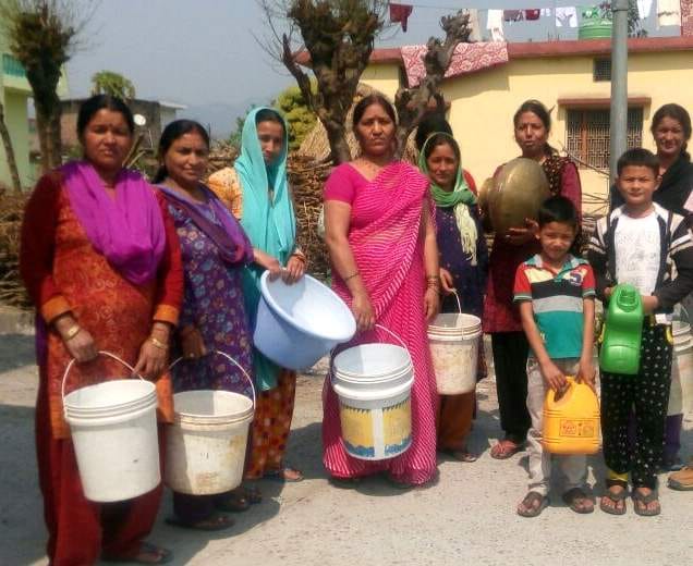 Have to haul water from the locality