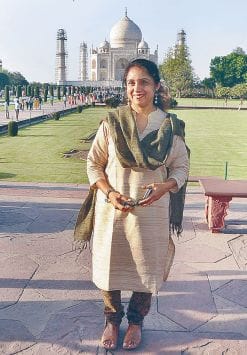 actress rewti saw tajmahal