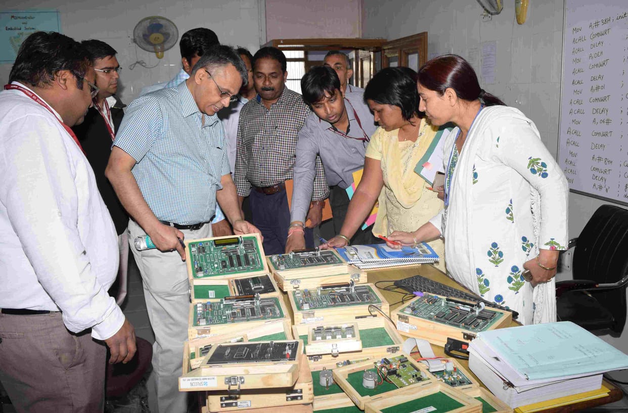 AICTE  team reached at vsya College of Engineering