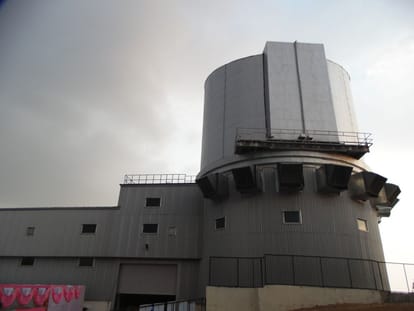 asia largest telescope in okhalkanda nainital, PM modi activated from Brussels.