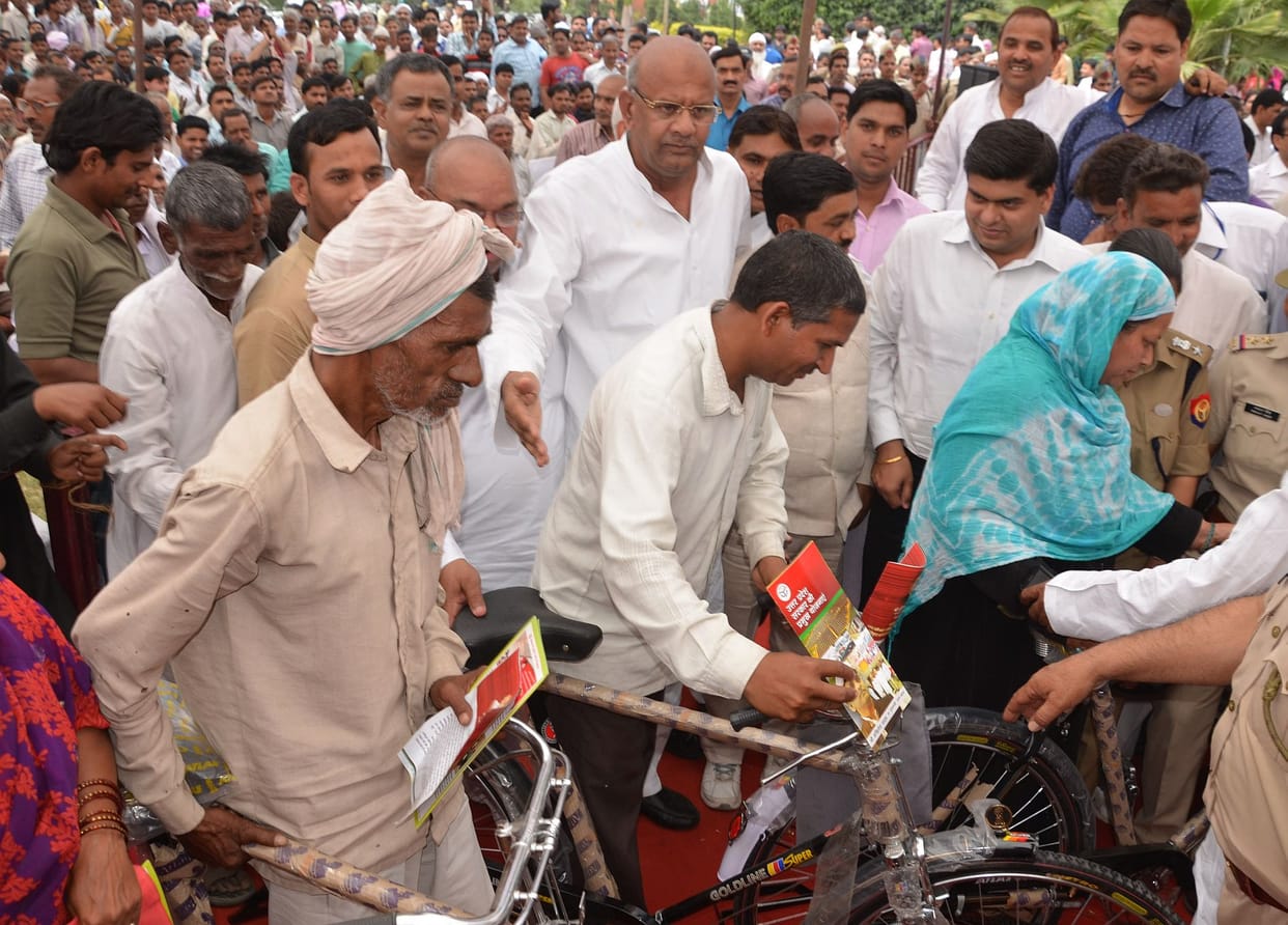 bicycle distribution.