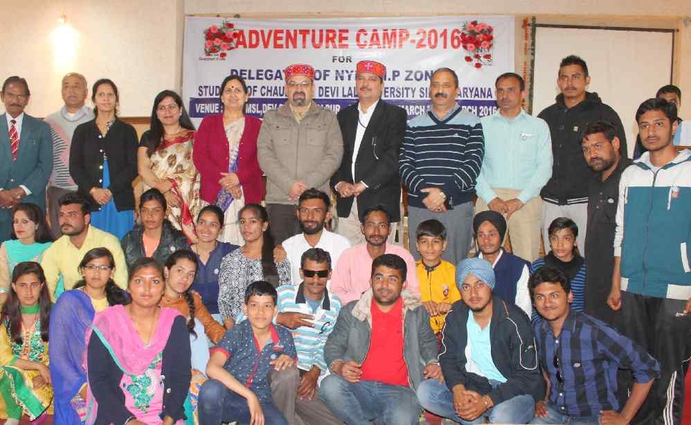 in camp sandeep and meenu selected best camper