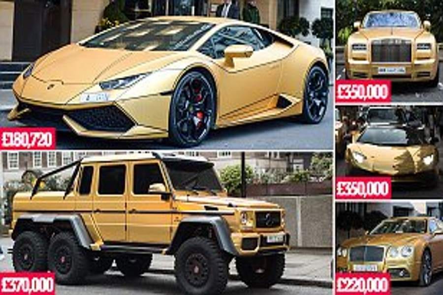 man who took fleet of gold cars to roam britain