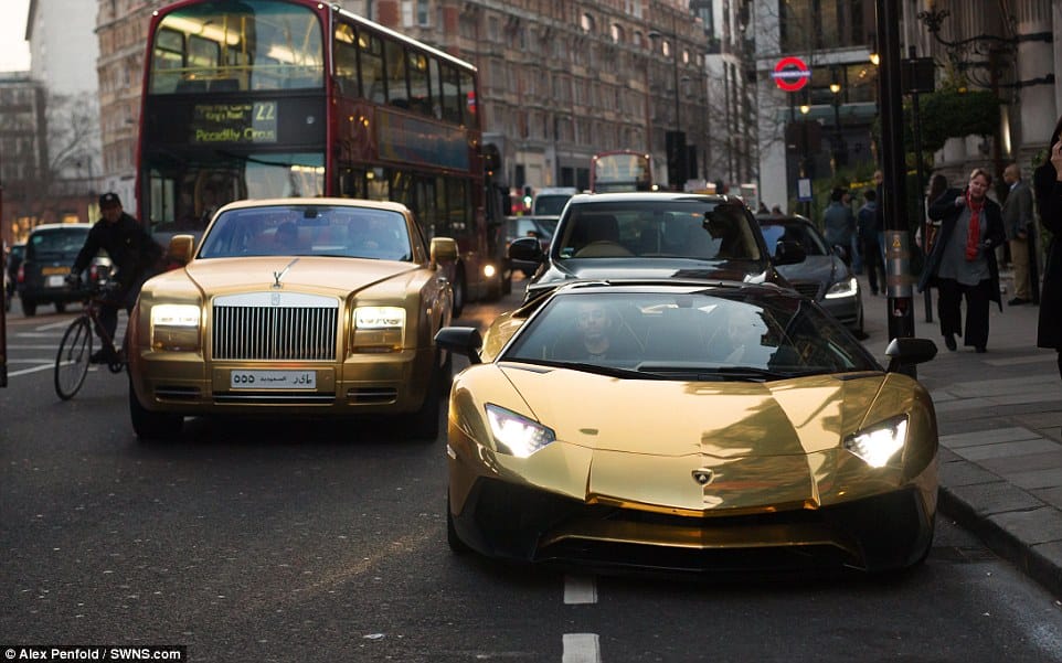 man who took fleet of gold cars to roam britain