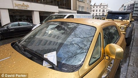 man who took fleet of gold cars to roam britain