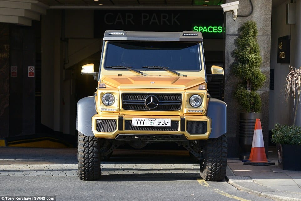 man who took fleet of gold cars to roam britain
