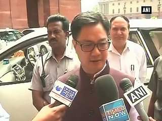 Alleged Indian spy video an attempt to defame India: Rijiju
