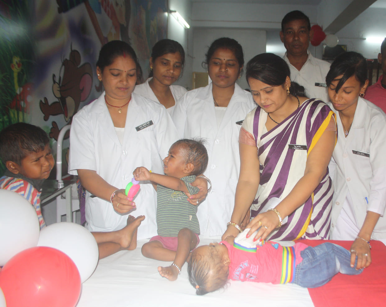 mal nutrited children get health support