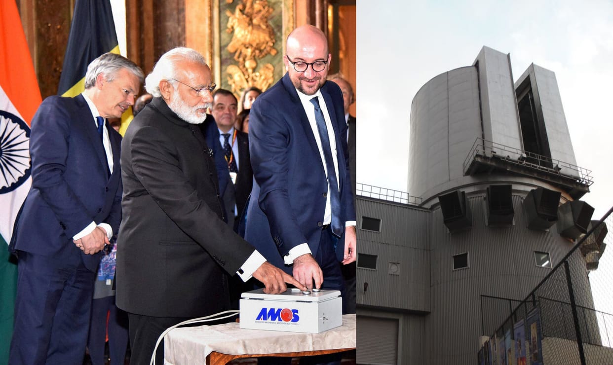 photos of asia largest telescope activate by pm narendra modi.