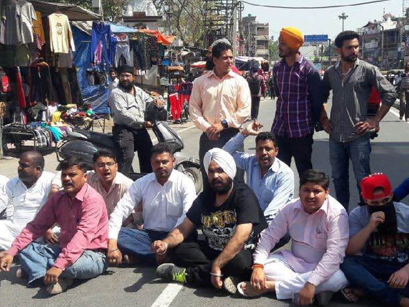 protest, jalandhar protest, doctor protest, patient call doctor monkey, jalandhar, amritsar