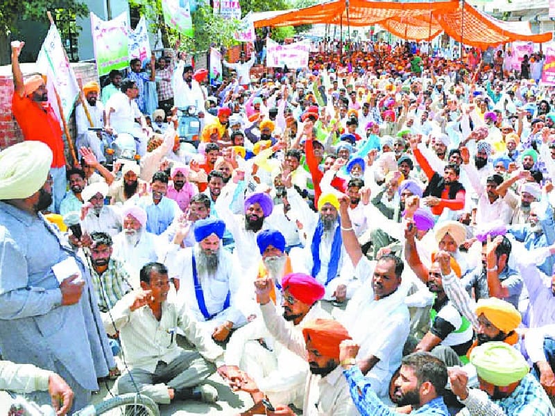  Fury March porter, laborer, Black Flags Sangrur, Sangrur