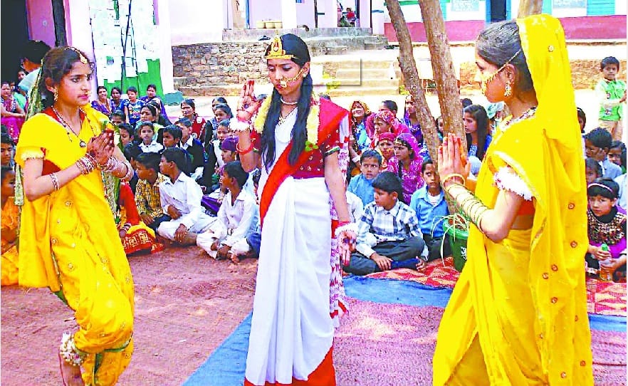 The anniversary of the model school Bhatraula