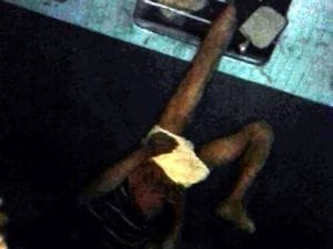 three youths for drinking water from their bottle beat a men in train