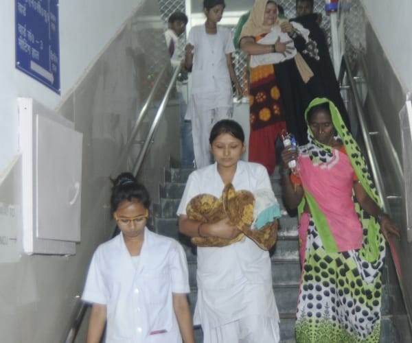 Pics of fire in Jhalkari bai hospital in Lucknow.