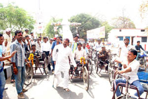  divyaangon ne lagaaya jaam Diwyangon put the jam