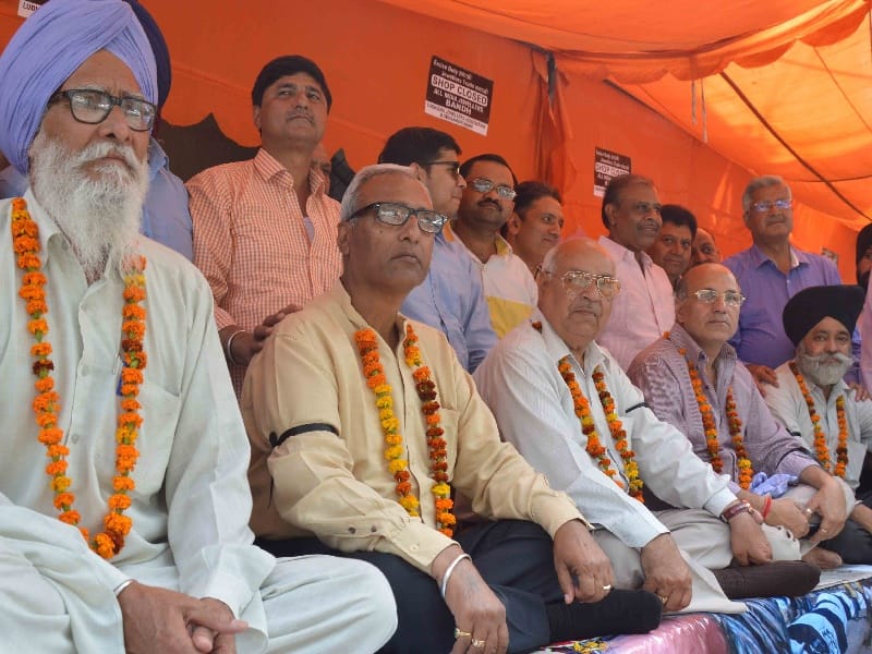 jeweller, jeweller protest in ludhiana, hunger strike in ludhiana