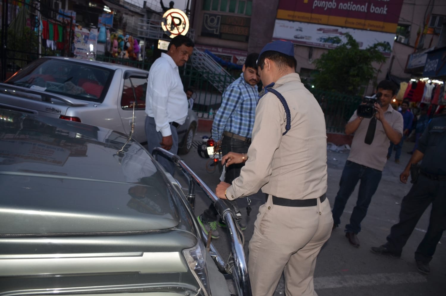 After president rule removed Number plates from vehices.